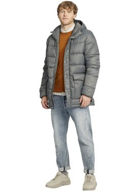 Blend Outdoorjacke BLEND Herren Winter-Parka Stepp-Jacke mit leichter Füllung Hollang Jacke Grau