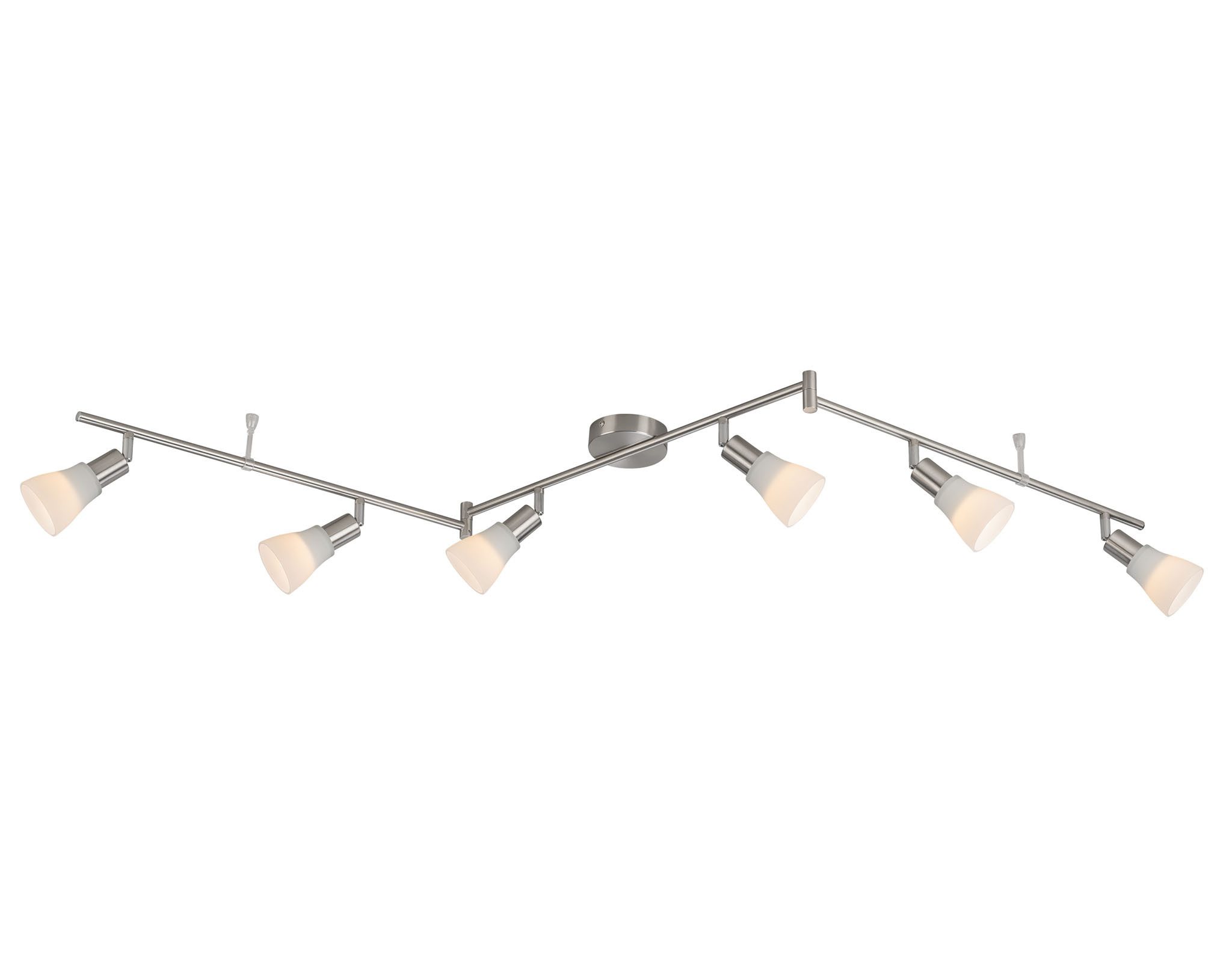 Livarno home Deckenleuchten LED Glas 6-flammig, LED wechselbar, warmweiß, k günstig online kaufen