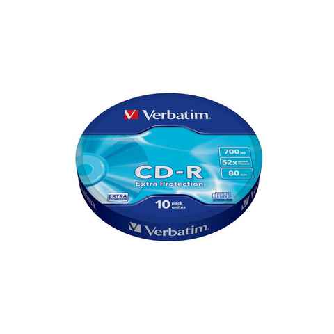 Verbatim CD-Rohling CD-R 700MB 52x 10er-Pack CD-Rohling