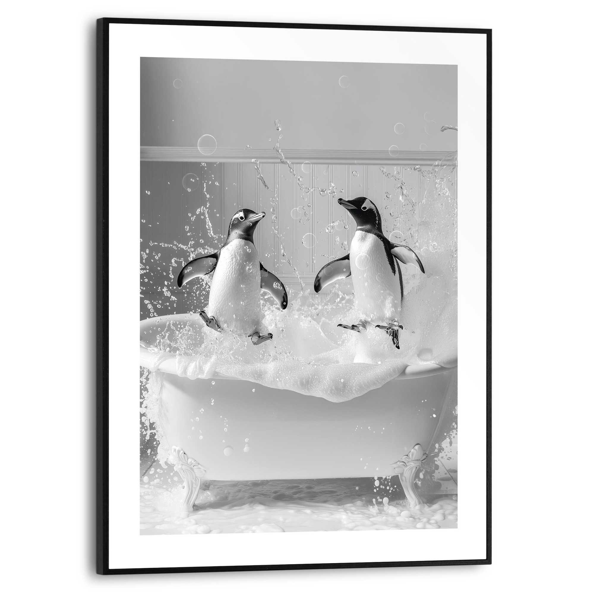 Reinders! Poster Penguin Splash, Toilette - günstig online kaufen