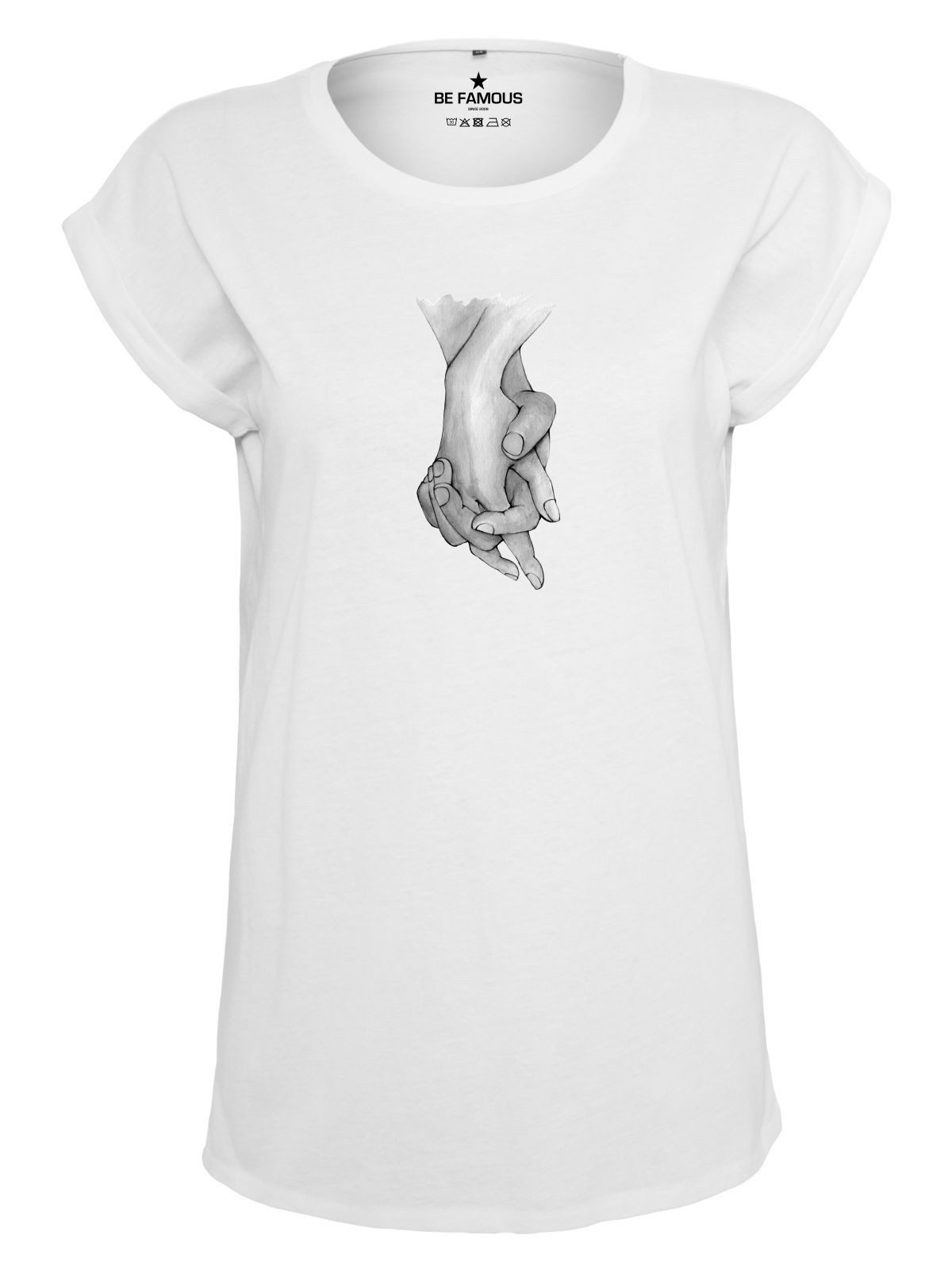 Be Famous Print-Shirt Classic Roll Up Togepho (1-tlg., keine)