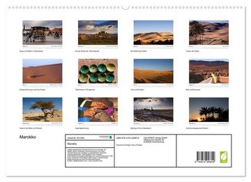 CALVENDO Wandkalender Marokko (Premium, hochwertiger DIN A2 Wandkalender 2023, Kunstdruck in Hochglanz)