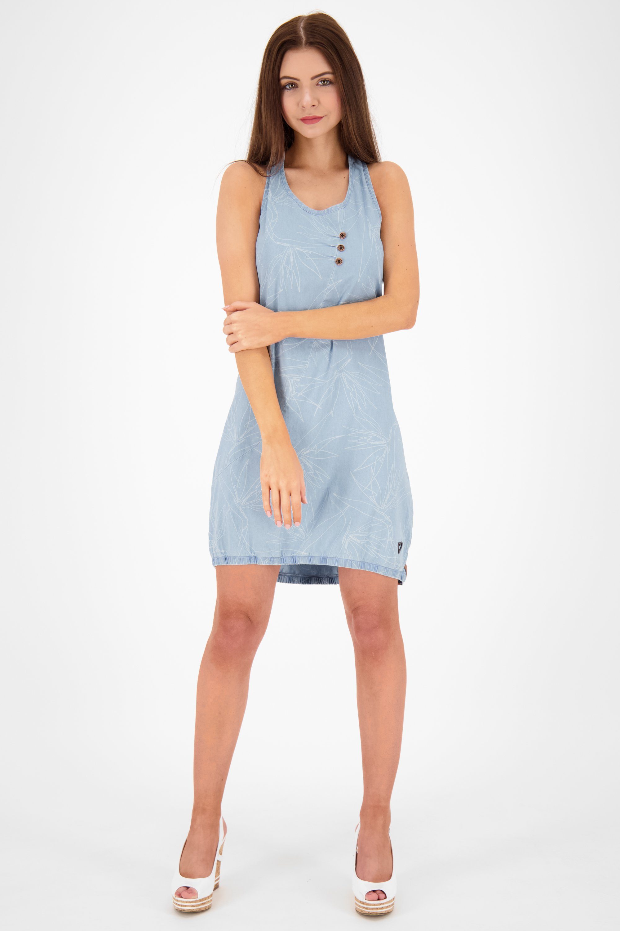 & CameronAK Alife Damen Dress denim Sommerkleid light Top DNM B Kickin