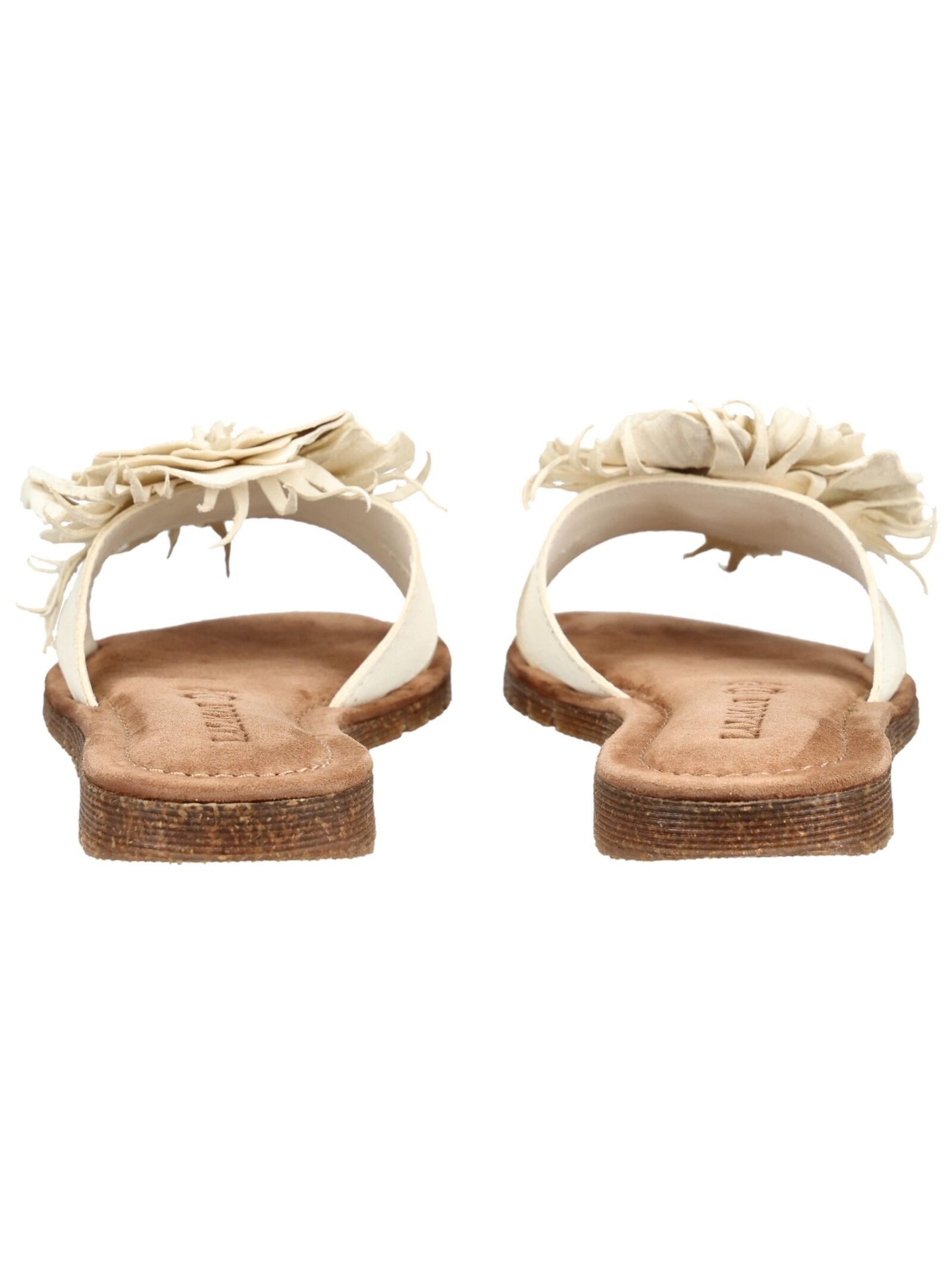 Lazamani Lazamani Pantoletten Leder/Textil Pantolette – Bild 5 von 5