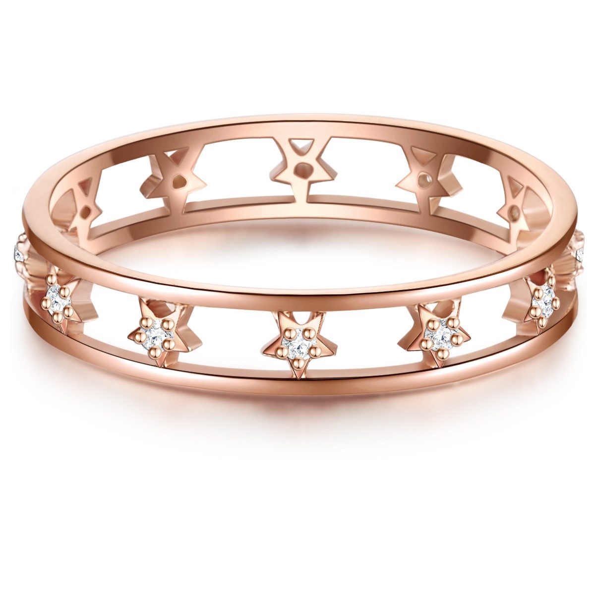 Glanzstücke München Fingerring GSM273 (1-tlg), aus Sterling Silber