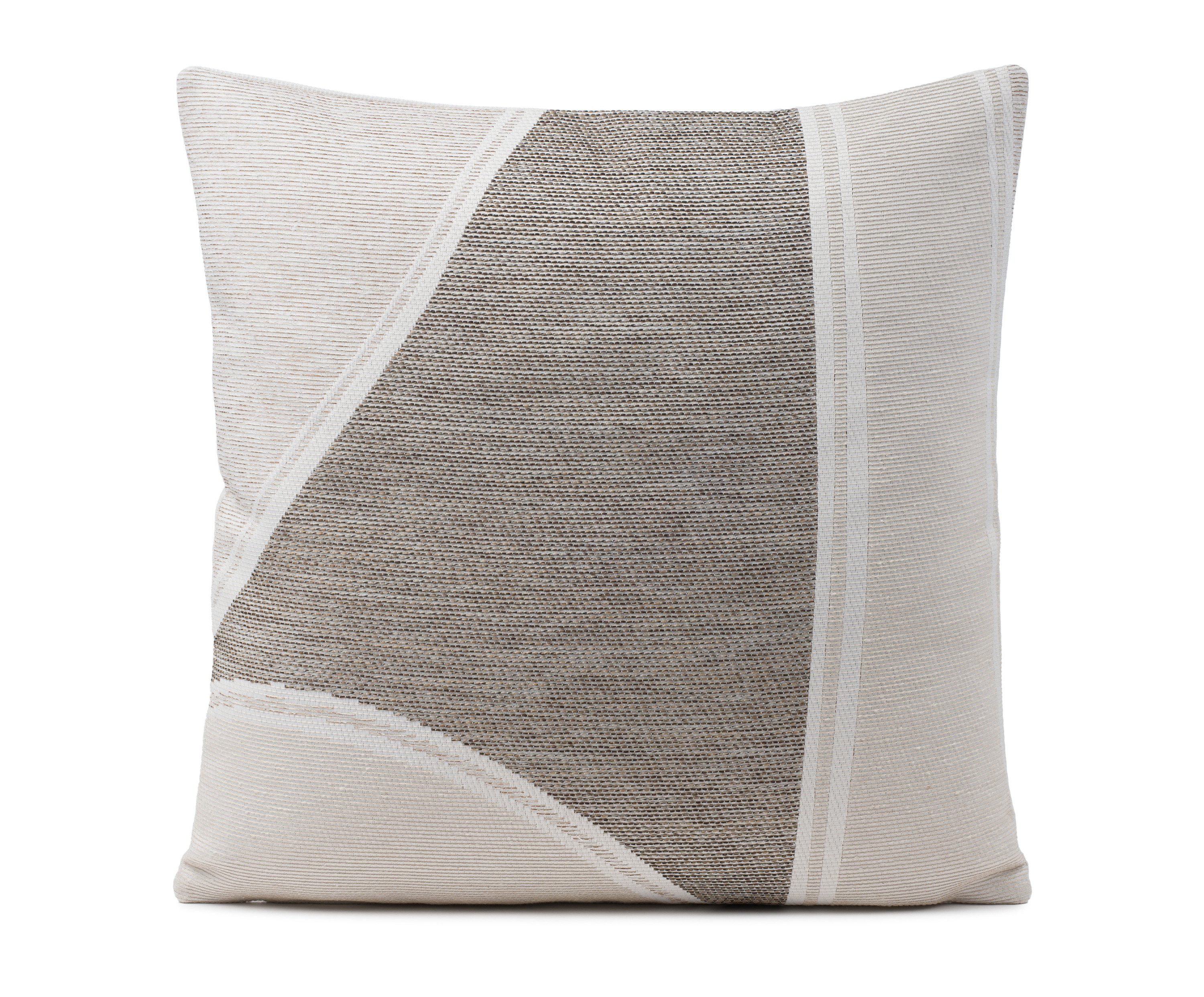 Wohndecke GÖZZE Kissenhülle CRUMBLE taupe BT 50x50 cm braun