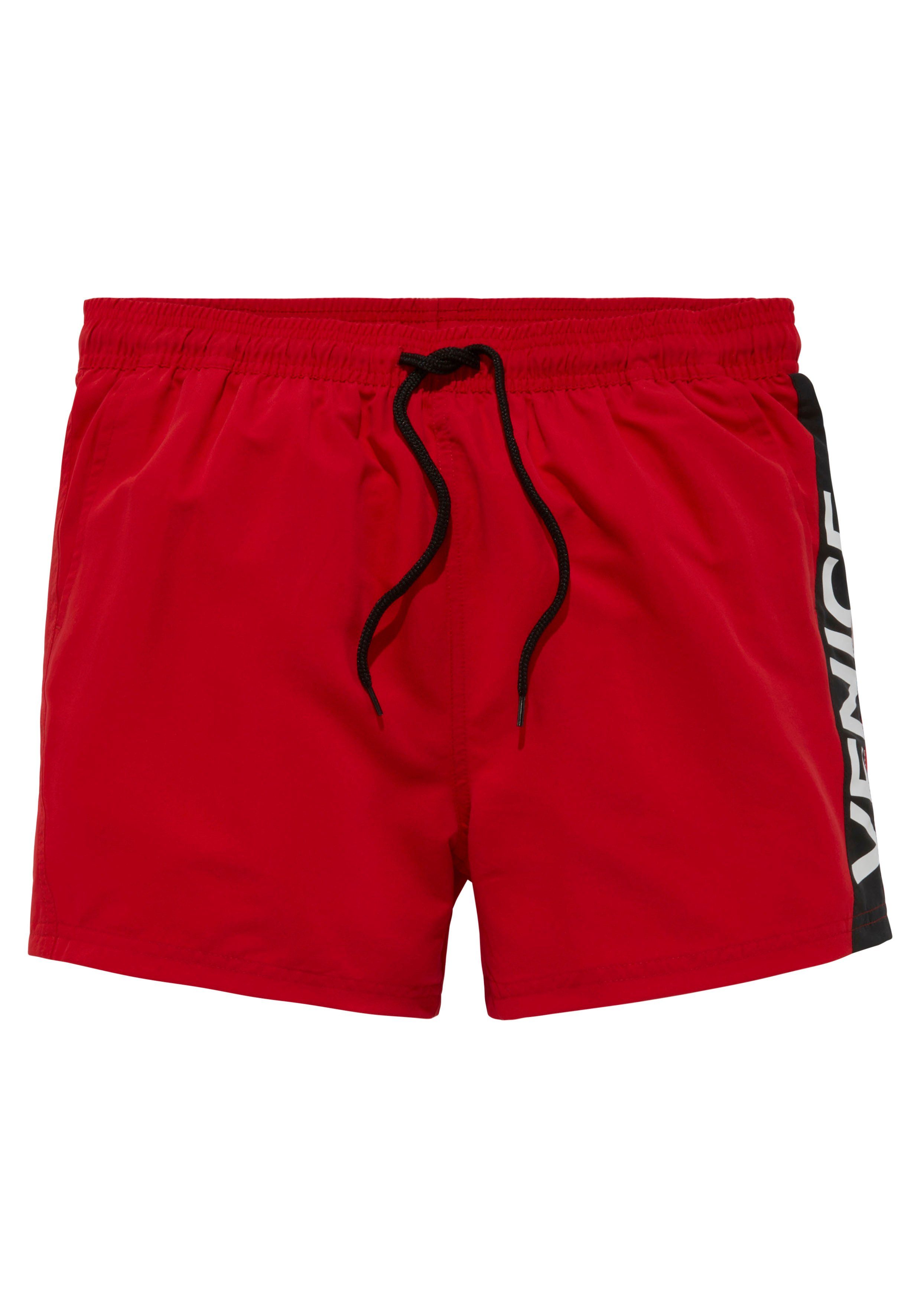 Venice Beach Badeshorts mit großem Markenschriftzug günstig online kaufen