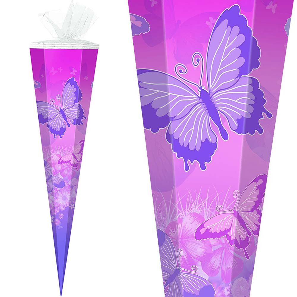 Stylex Schreibwaren Schultüte 85 cm Mädchen 2025 Schmetterling