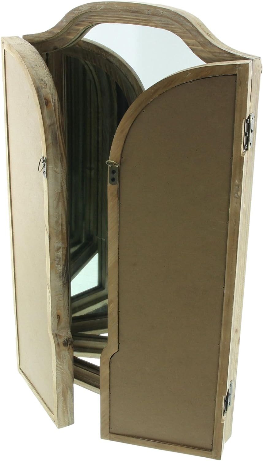 Dekoleidenschaft Spiegel "Nostalgie" mit Holzrahmen, Seitenteile klappbar i günstig online kaufen