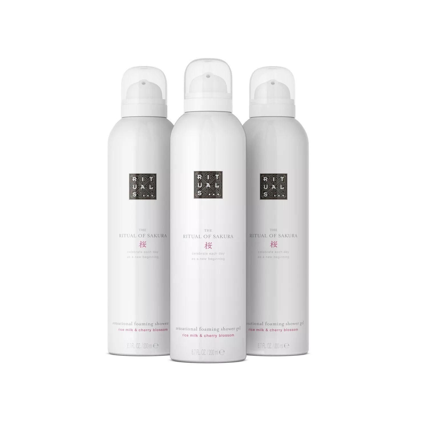 Rituals Duschgel RITUALS The Ritual of Sakura Vorteilspack mit 3 x Duschschaum