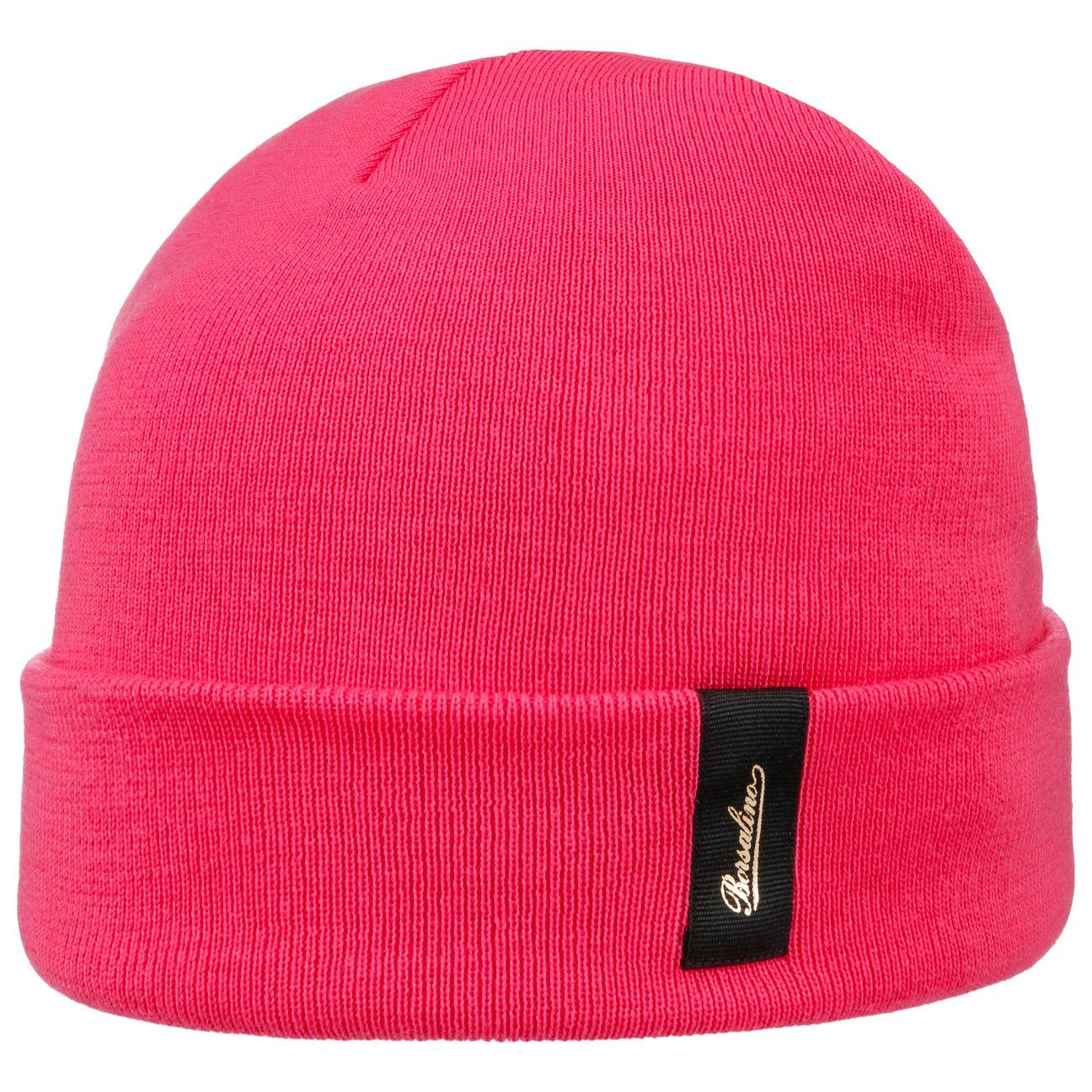 Borsalino Beanie (1-St) Strickmütze mit Umschlag, Made in Italy pink