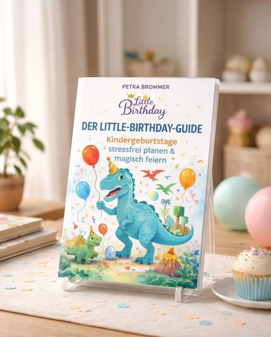 little Birthday Papierdekoration Guide: Kindergeburtstage stressfrei planen & magisch feiern - Dino, Dino