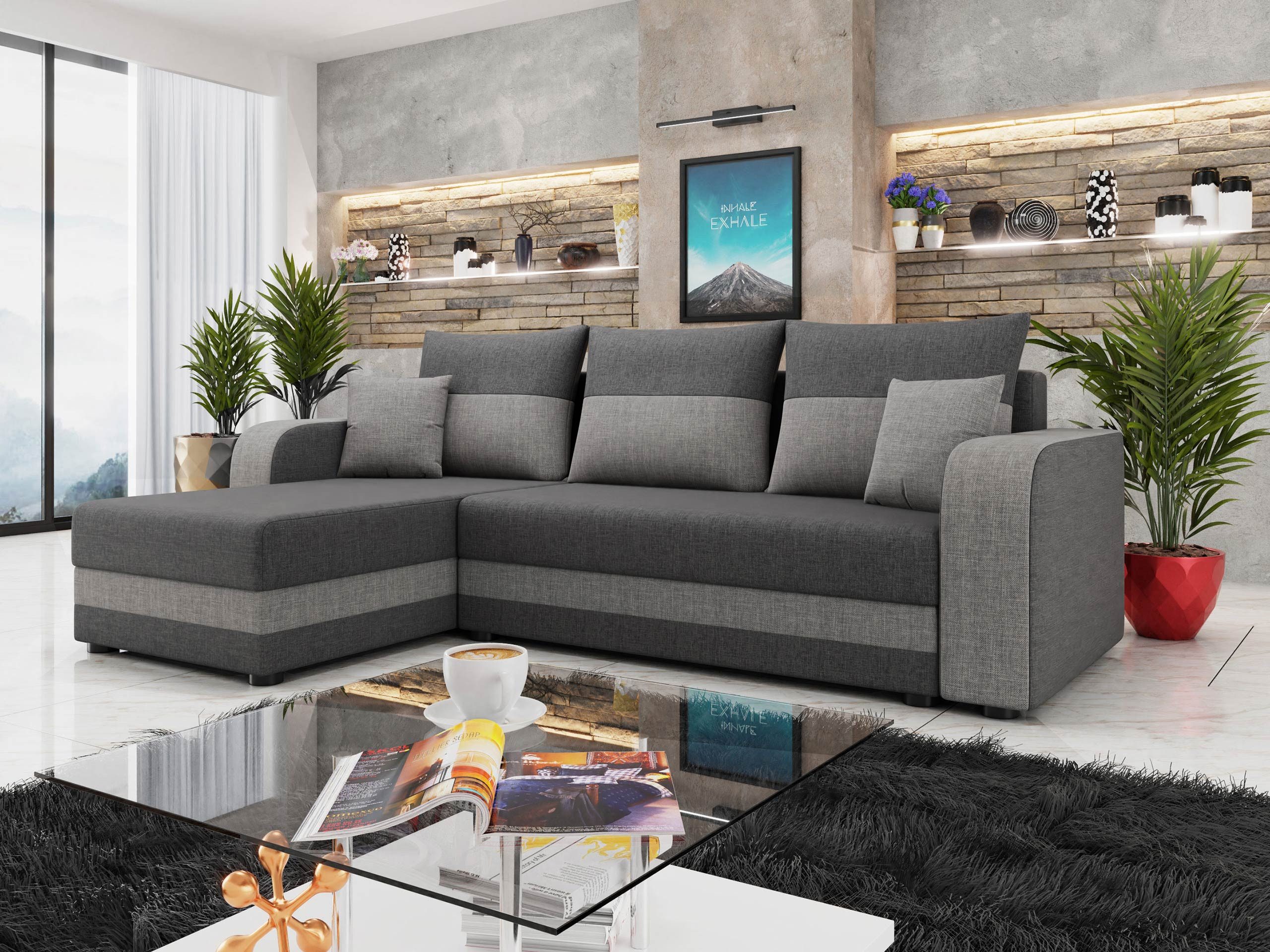 MIRJAN24 Ecksofa Hewlet Bis, mit Bettkasten günstig online kaufen
