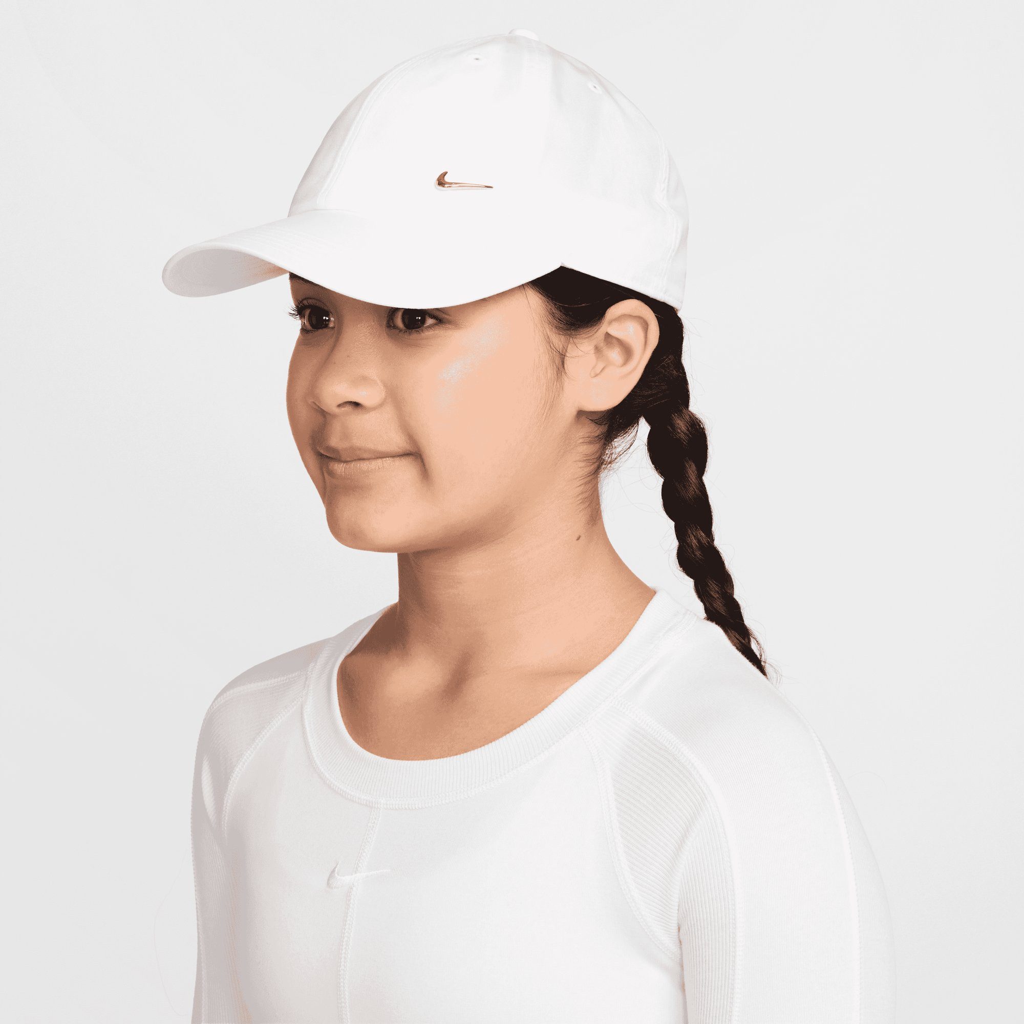 Nike Baseball Cap Nike Kinder Kappe Kids Unstructured Metal Swoosh Cap FB5064
