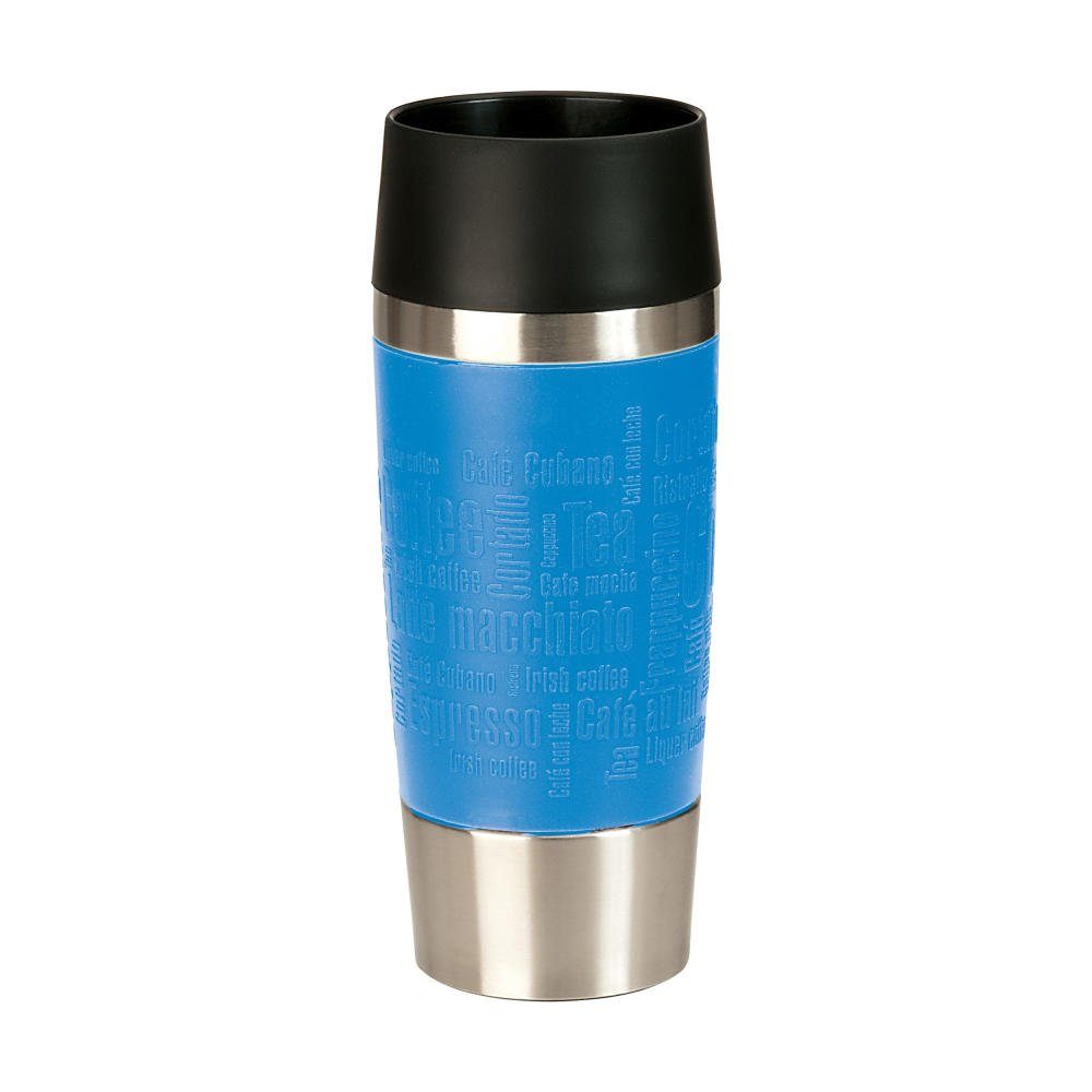 mittelblau Travel Emsa Mug Edelstahl Thermobecher Wasserblau,