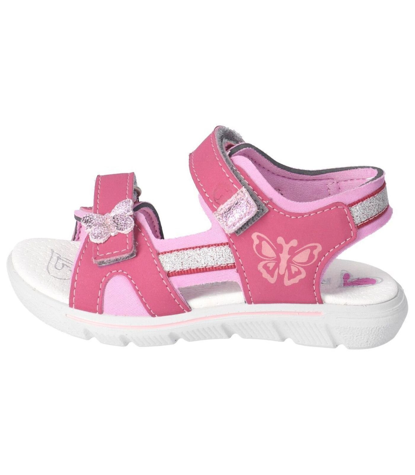 Riemchensandale Ricosta Sandalen Fuchsia Lederimitat/Textil