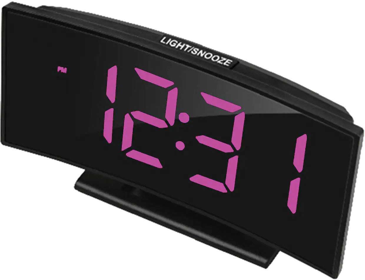 JVD Funkwecker Netzwecker, digital, schwarz, lila Anzeige - JVD Modell: SB681.4