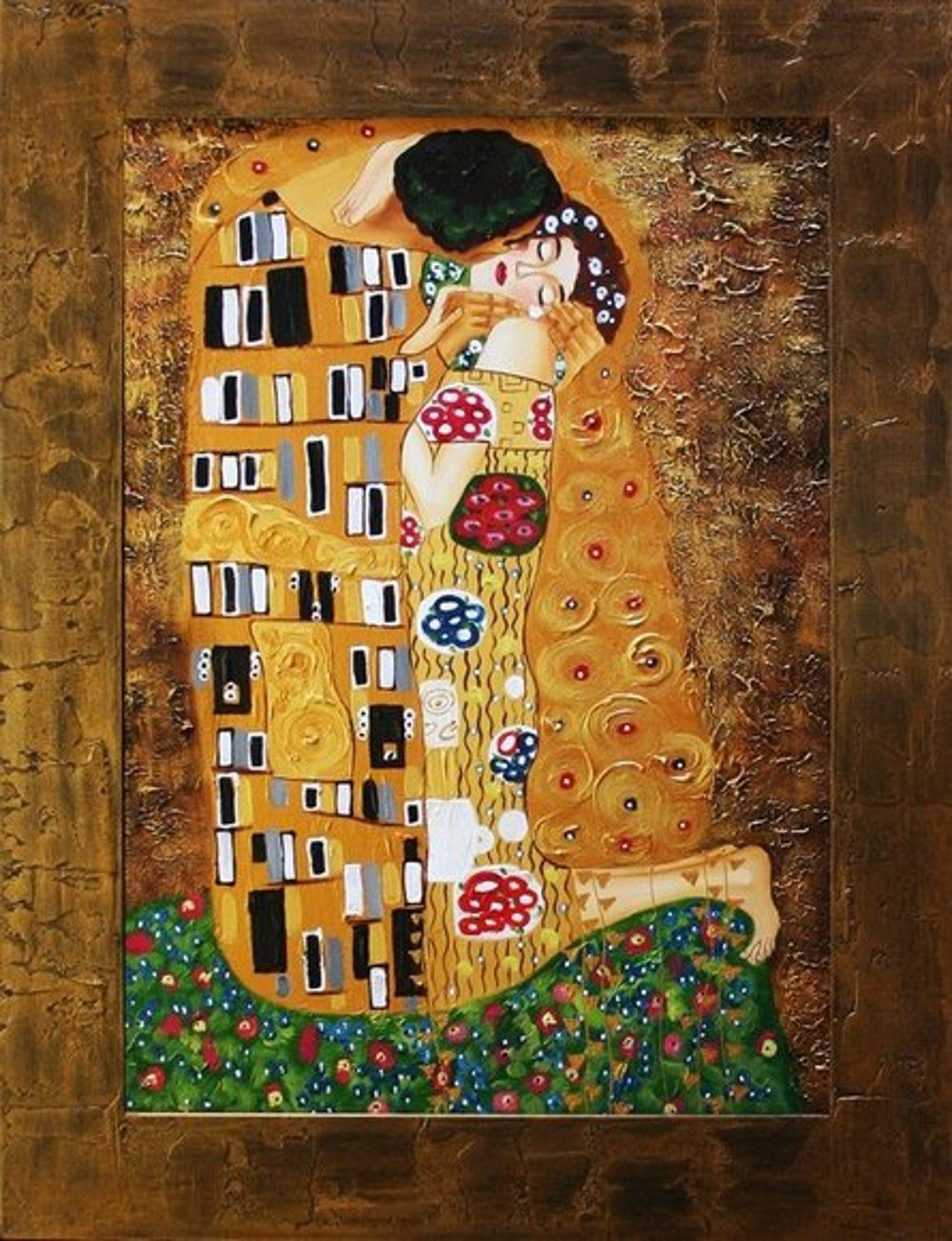 »G06712«, ein jedes handgearbeitet JVmoebel Gemälde Klimt Gustav Bild Unikat,