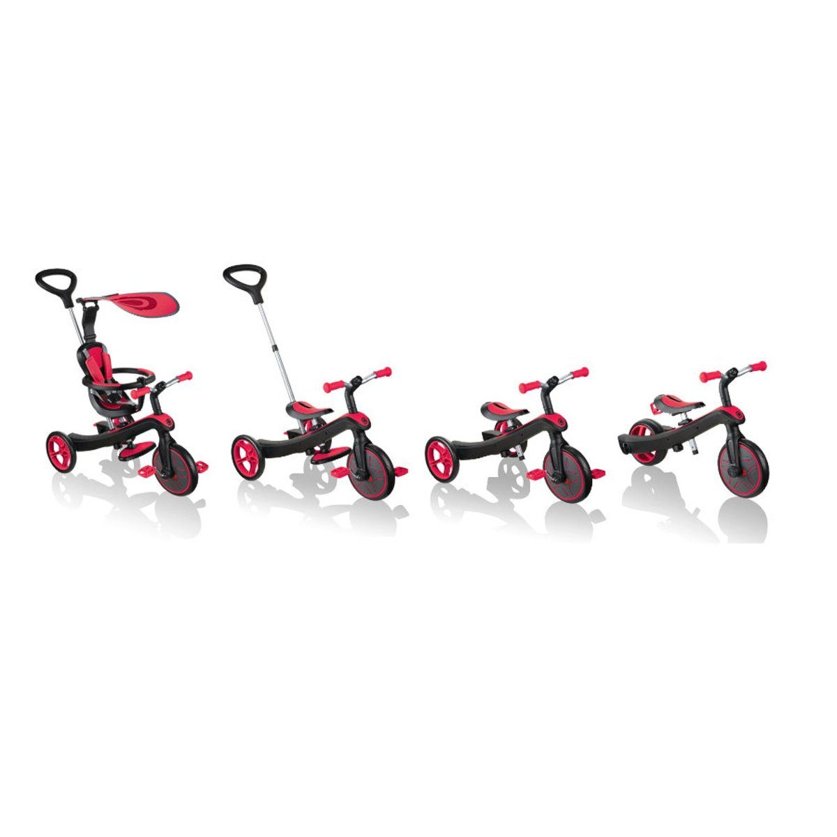 authentic sports & toys Dreirad Authentic Sports Dreirad Globber Trike Explorer 4 in 1
