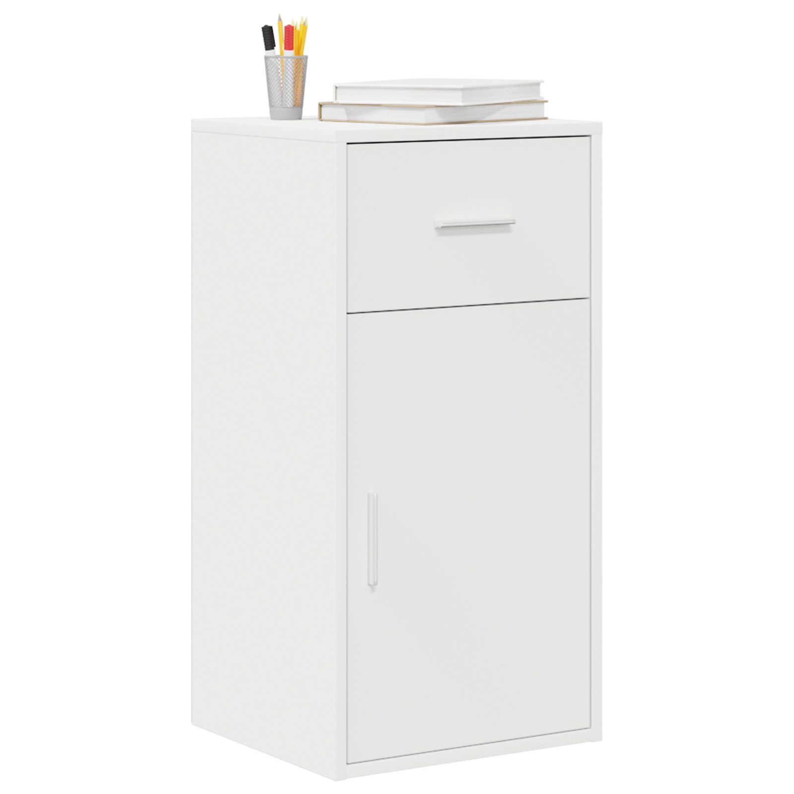 vidaXL Sideboard Weißer Aufbewahrungsschrank Weiß MDF günstig online kaufen