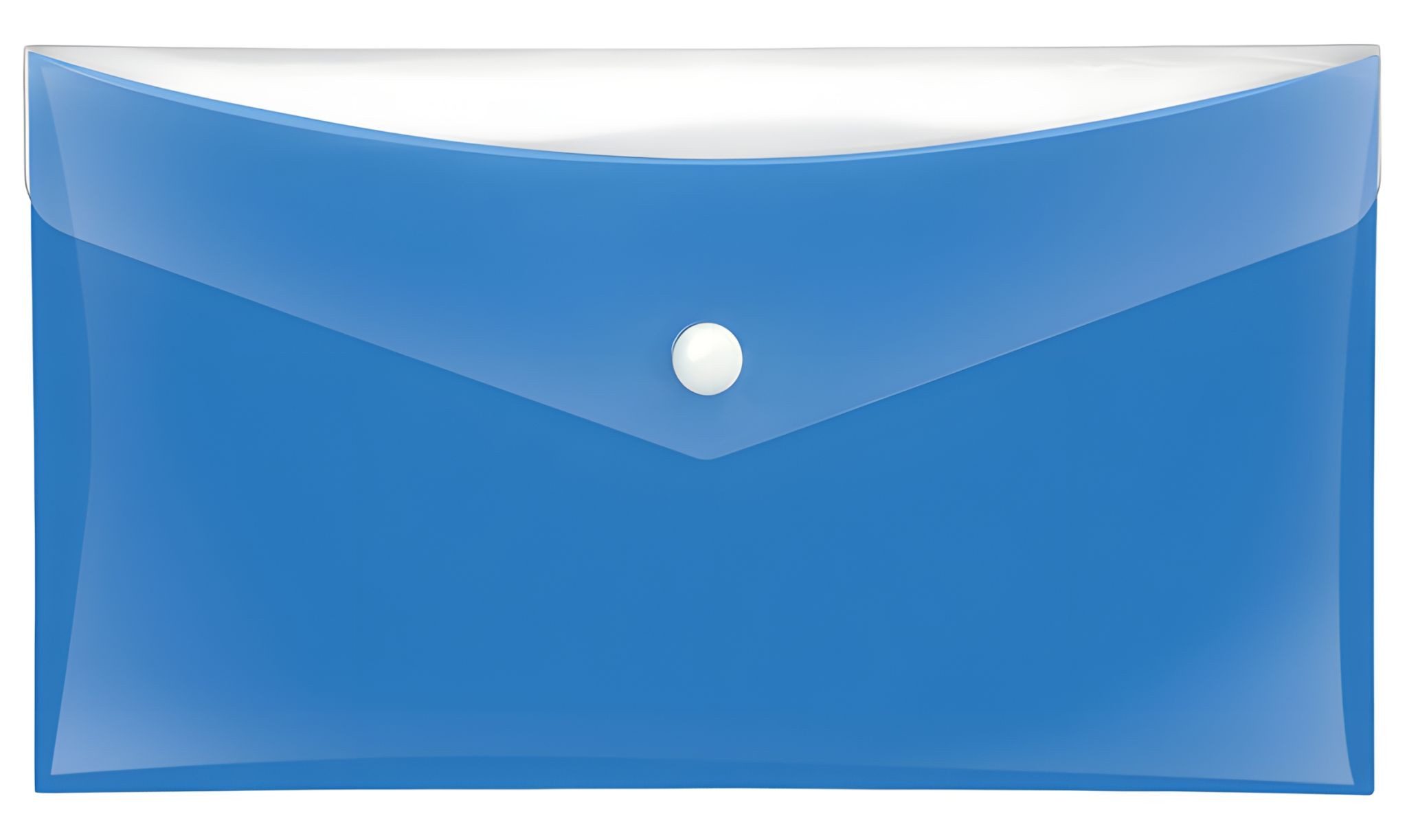 Dokumententasche VeloflexSammeltaschen DIN lang blau mit zusätzlicher Tasche