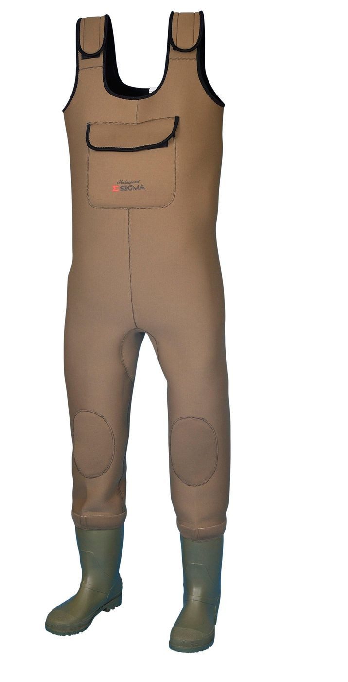 Shakespeare Wathose Sigma Neop Chest Wader Size9 Cleat Sole