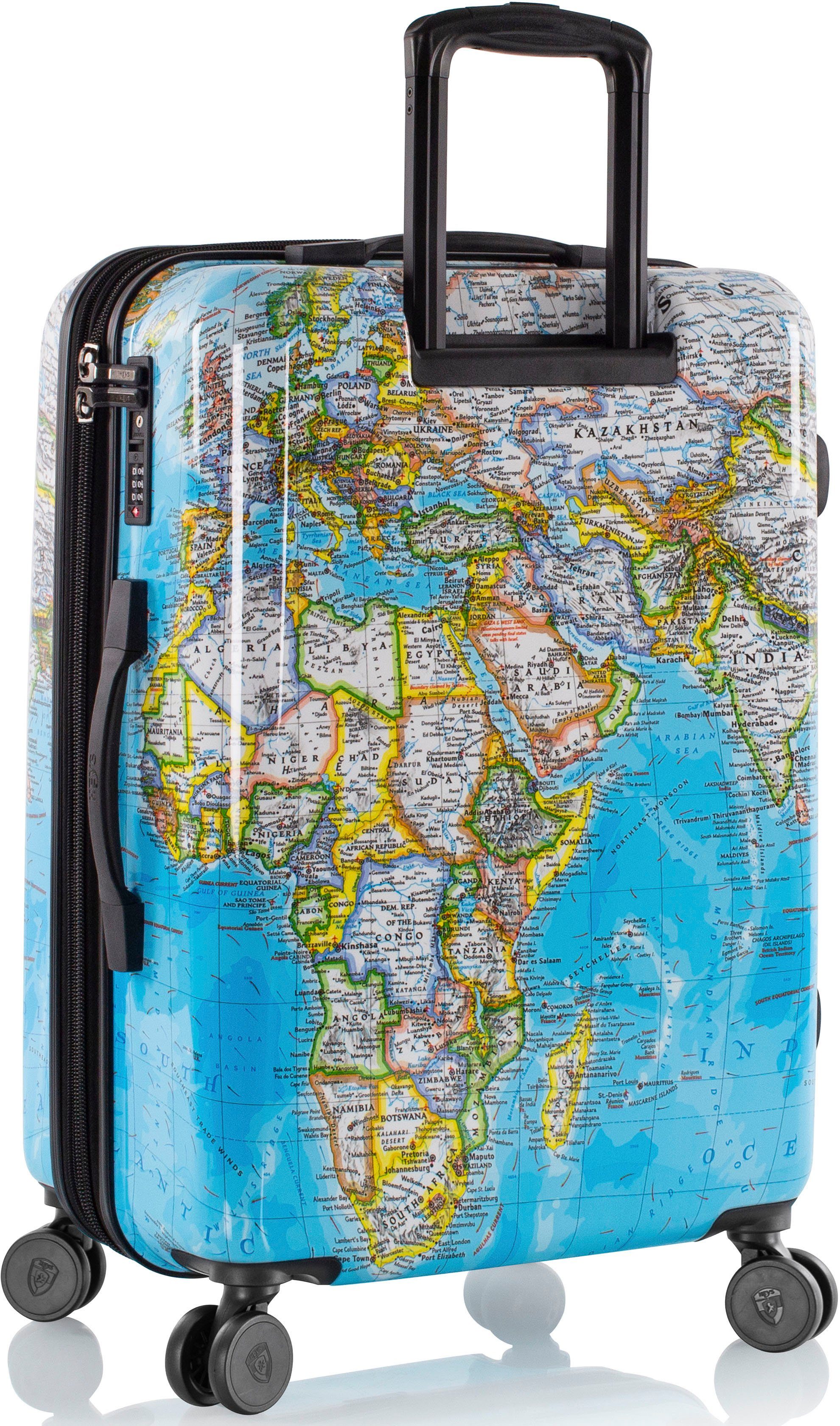 Heys Hartschalen-Trolley Journey 3G bunt, 66 cm, 4 Rollen, Heys Reisegepäck TSA Schloss Volumenerweiterung – Bild 5 von 5
