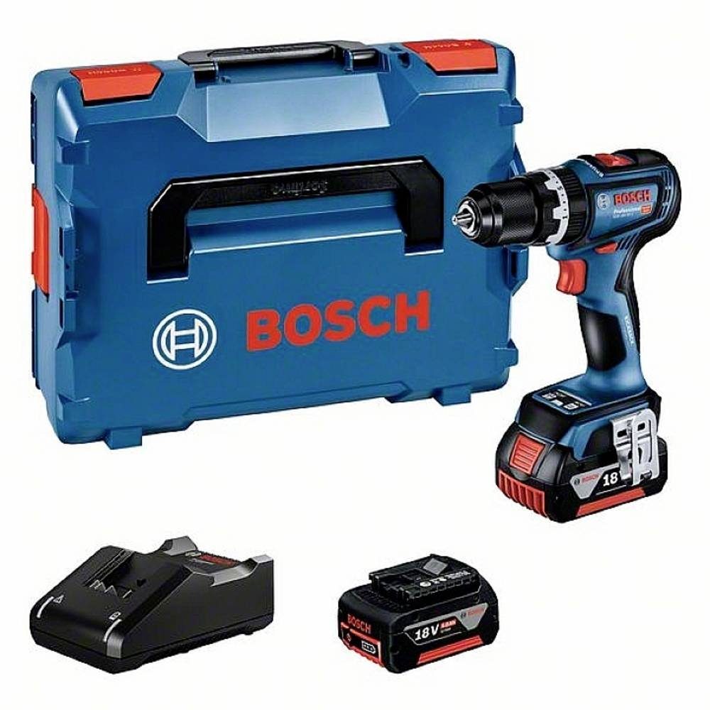 Bosch Professional Schlagbohrmaschine Akku-Schlagbohrschrauber 06019K6104, inkl. 2. Akku, inkl. Ladegerät, inkl. Koffer