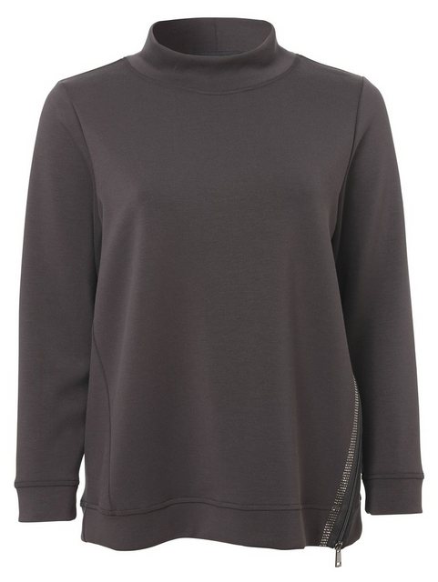 VIA APPIA DUE Sweatshirt Sportives Sweatshirt mit Schmucksteinen (1-tlg) im günstig online kaufen