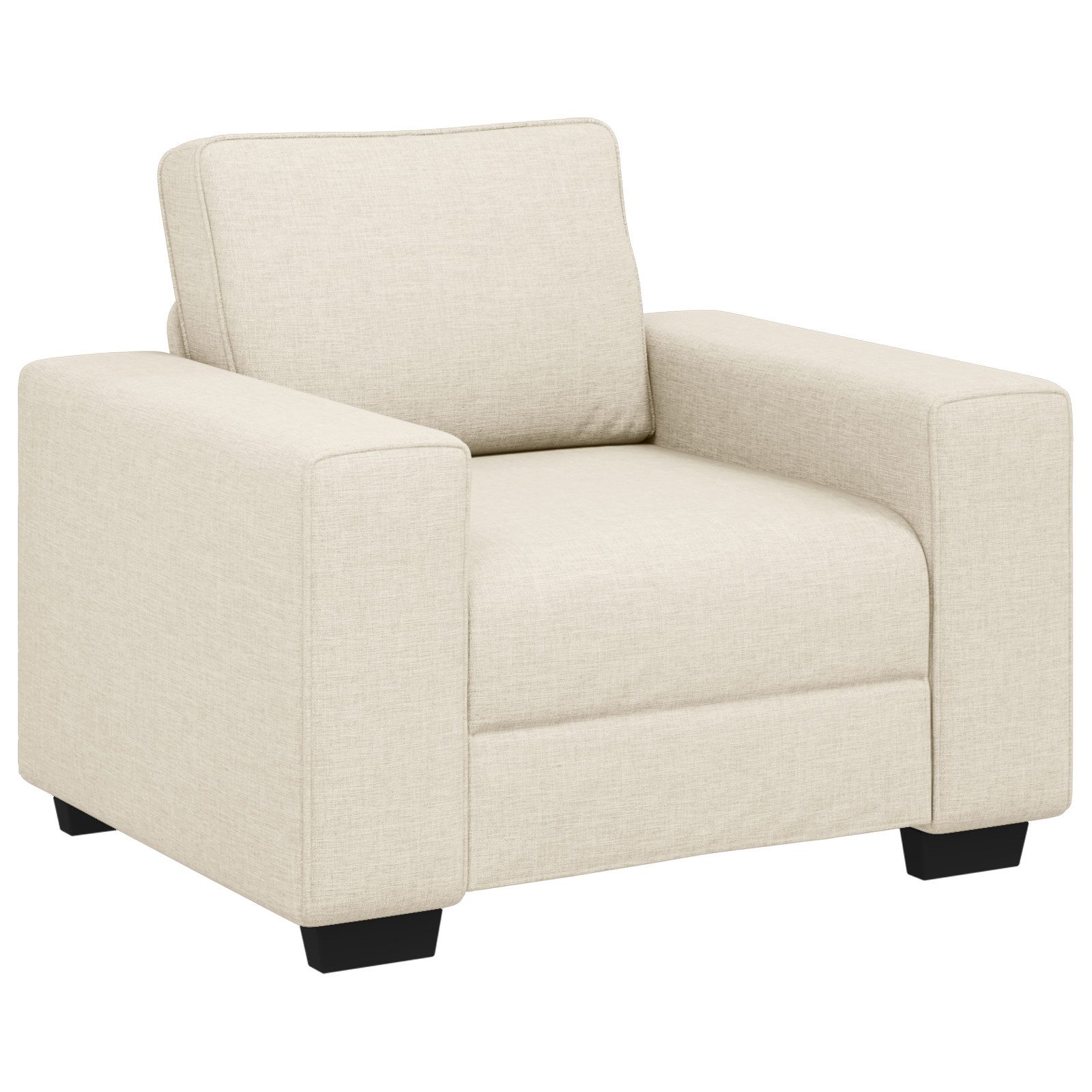 vidaXL Sofa Sessel 60 cm Leinen günstig online kaufen