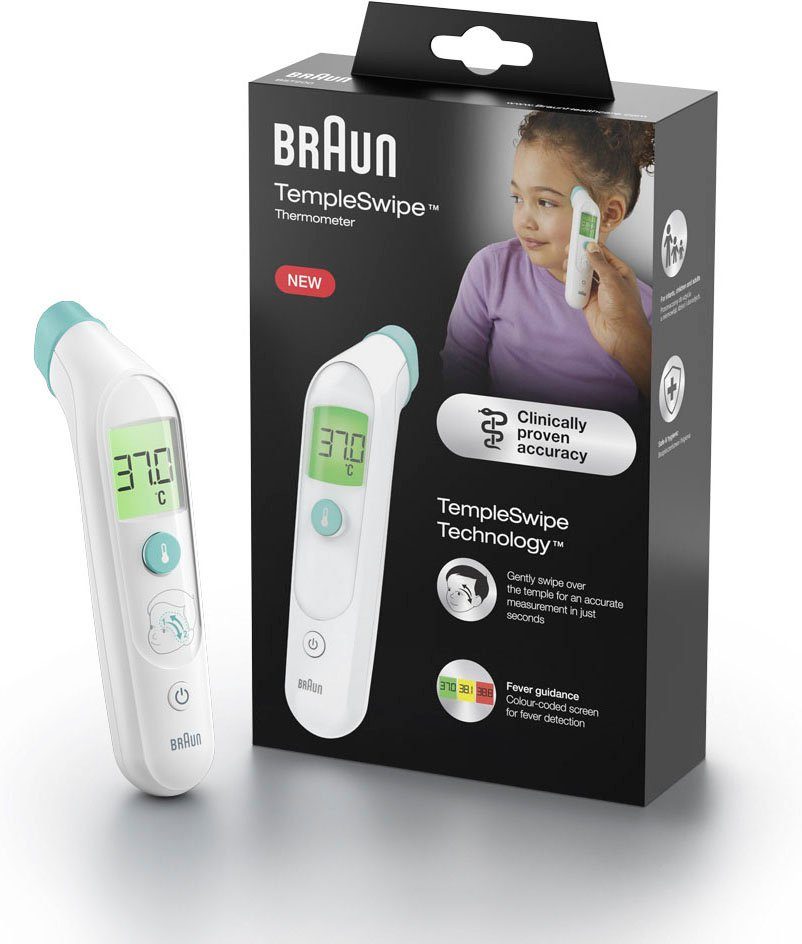 für Geeignet und Braun Fieberthermometer TempleSwipe™ BST200, Stirnthermometer​ Erwachsene Altersgruppen​: Säuglinge, Kinder alle -