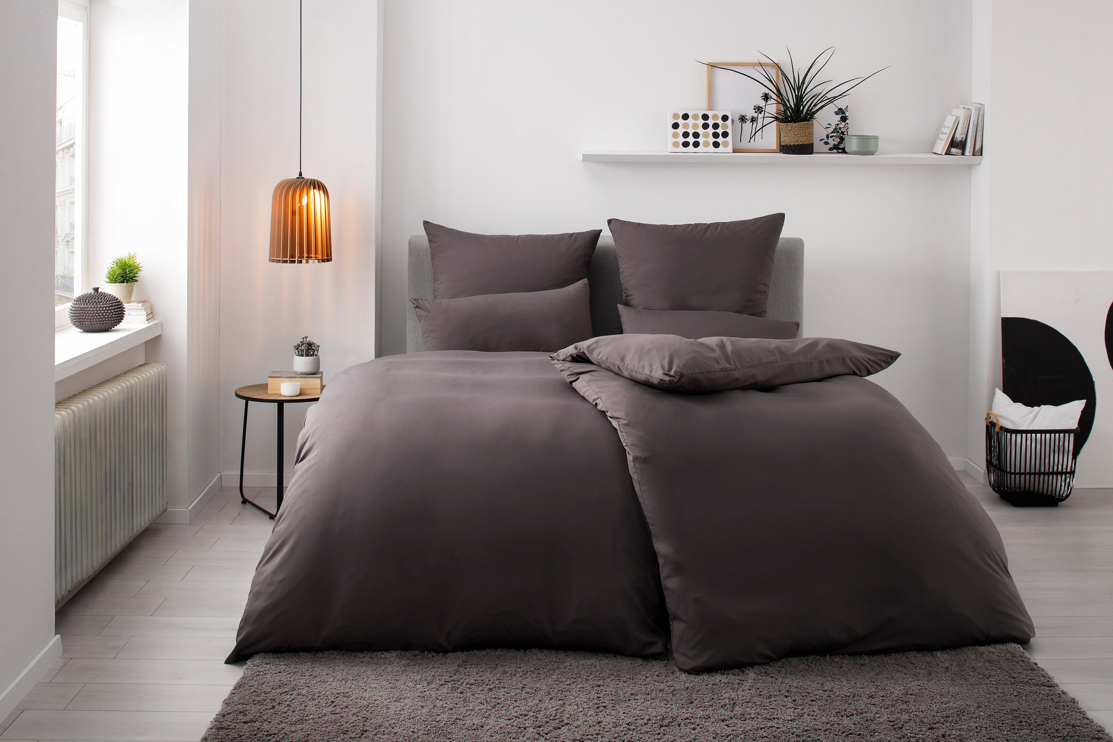 my home Bettwäsche Desner, Microfaser, 3 teilig, Premium Qualität, 100 % Po günstig online kaufen