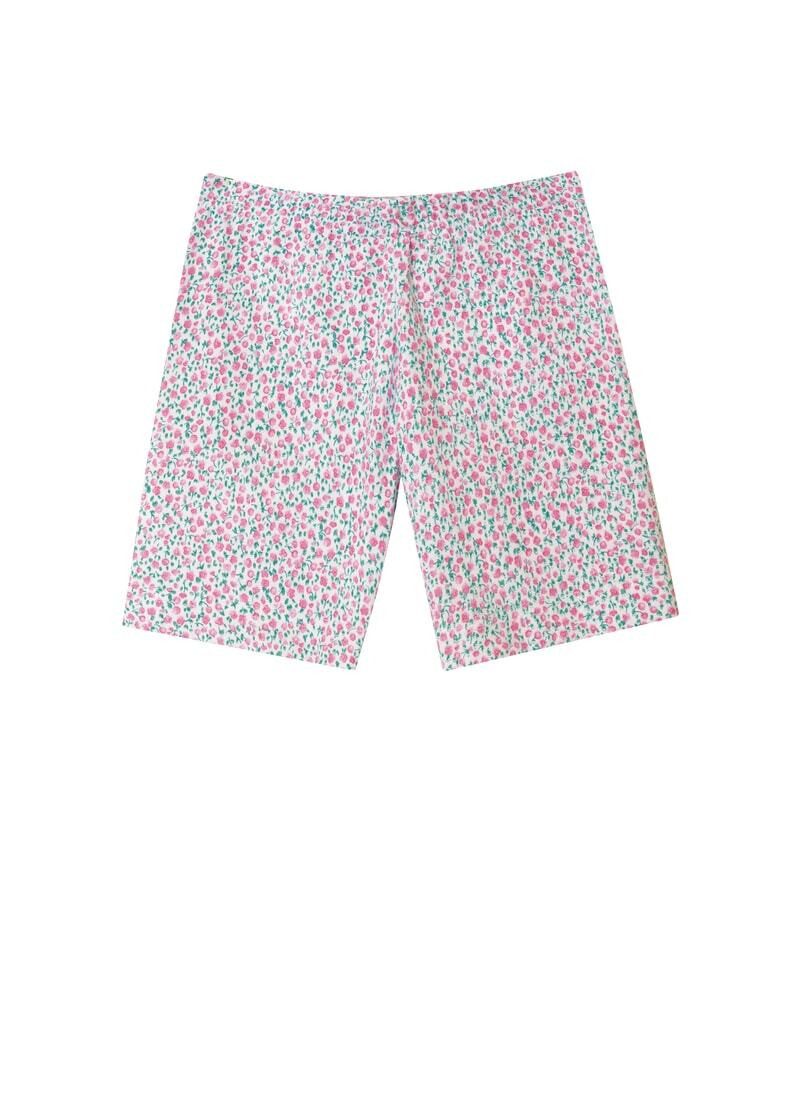 Trigema Bermudas TRIGEMA Bermuda mit Blumen-Muster (1-tlg)