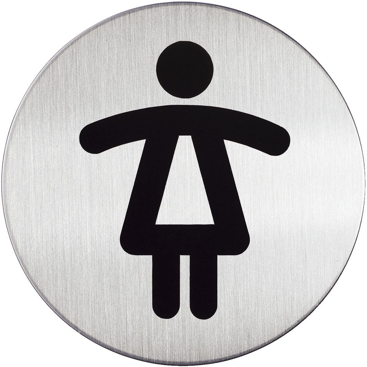 "WC-Damen", mm, DURABLE silber Piktogramm DURABLE Kugelschreiber 83 Durchmesser: