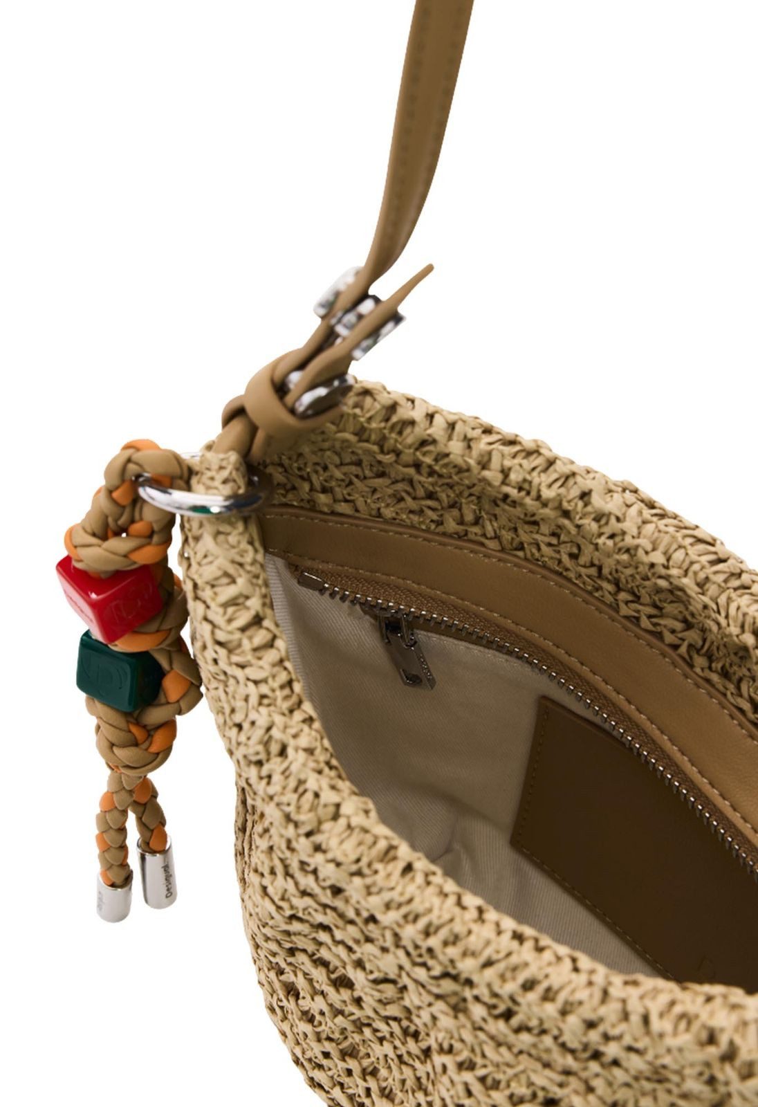 Desigual Umhängetasche Half Logo Raffia Waverly Phone – Bild 4 von 5