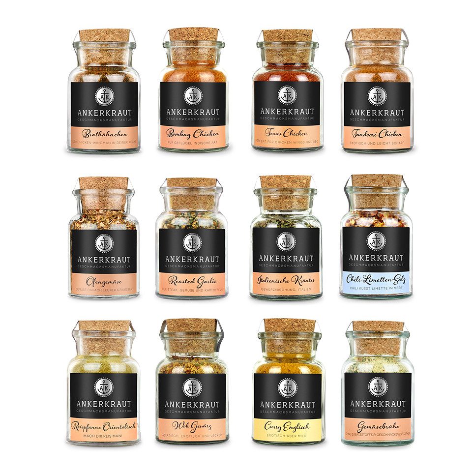 Ankerkraut Gewürz Meal Prep Gewürz-Set, Meal Prep Gewürz-Set