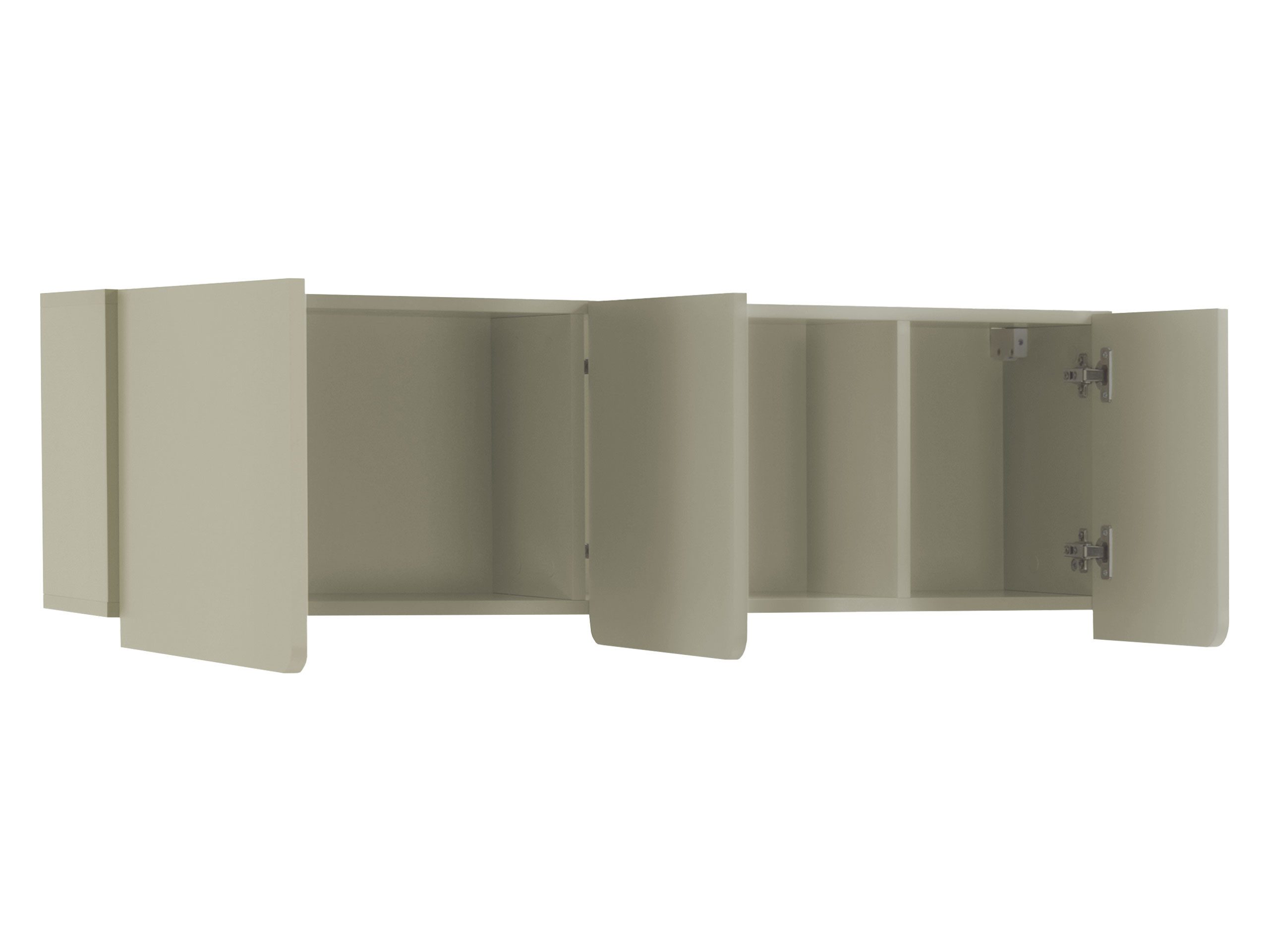 MIRJAN24 Hängeschrank Luca LC12 (mit drei Drehtüren) 120x25x37 cm