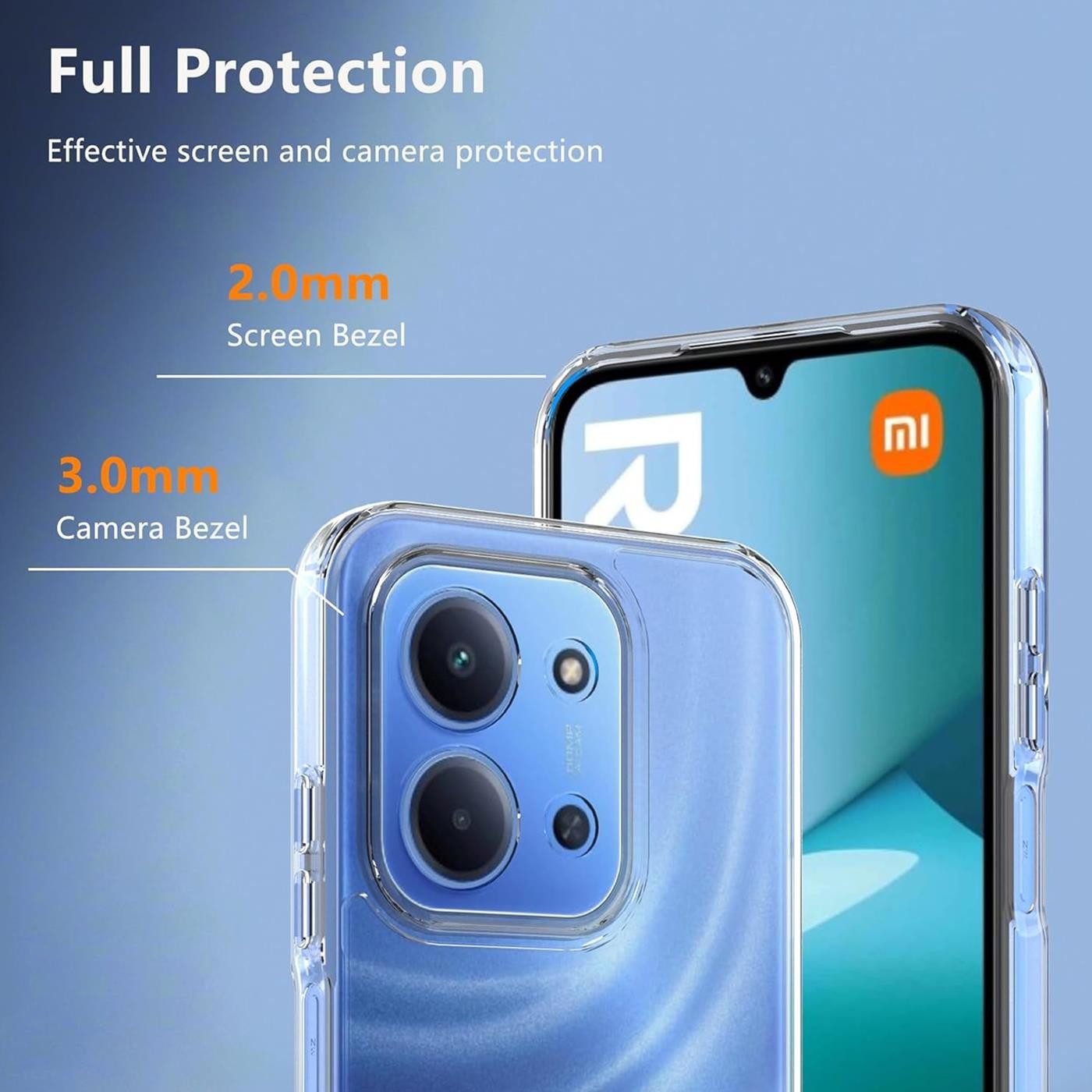 CoolGadget Handyhülle Transparent Ultra Slim Case für Xiaomi Redmi 15C 6,9 Zoll, Silikon Hülle Dünne Schutzhülle für Redmi 15C 5G Hülle – Bild 2 von 5