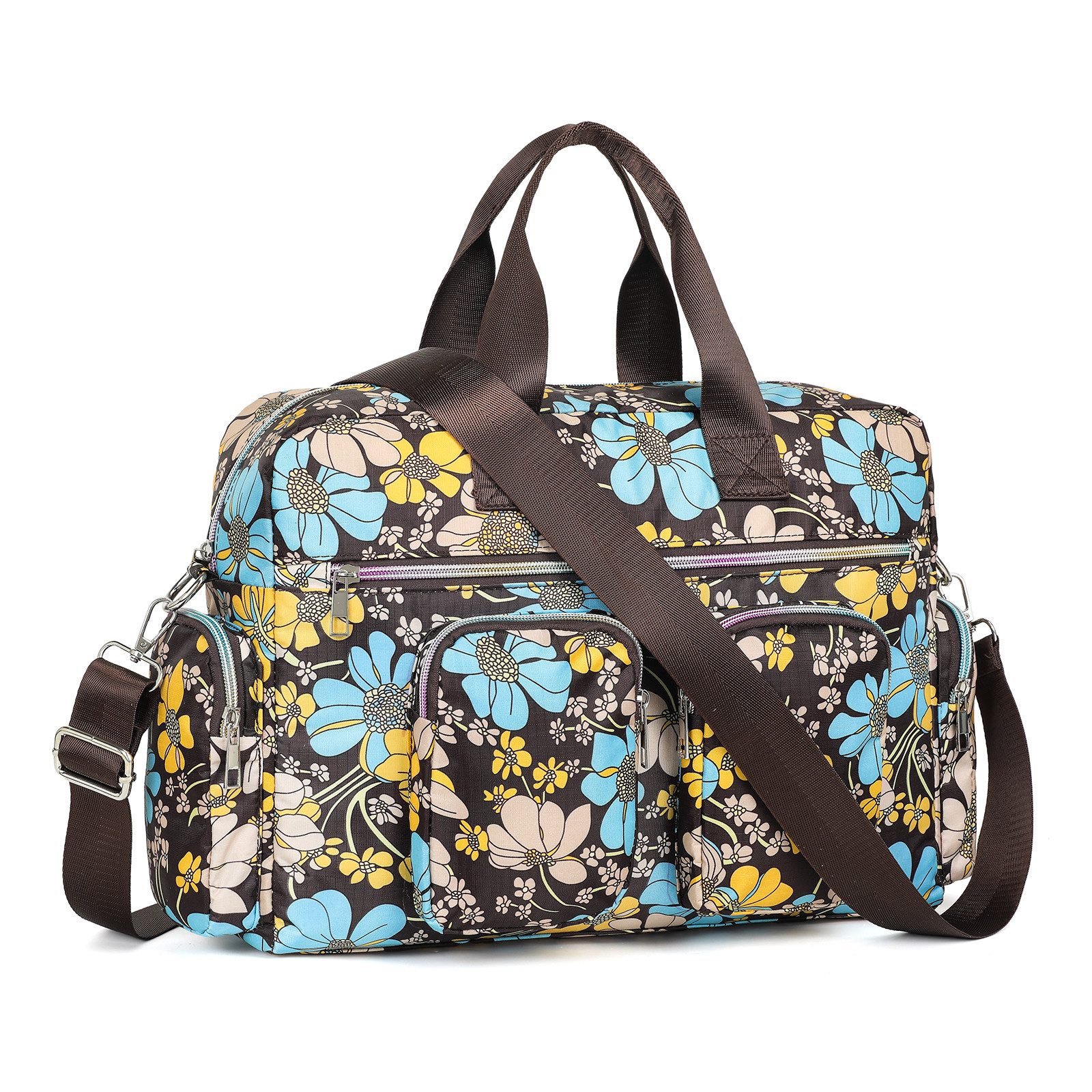 KONO Handtasche Damenhandtasche, Wasserdicht mit Blumenmuster günstig online kaufen