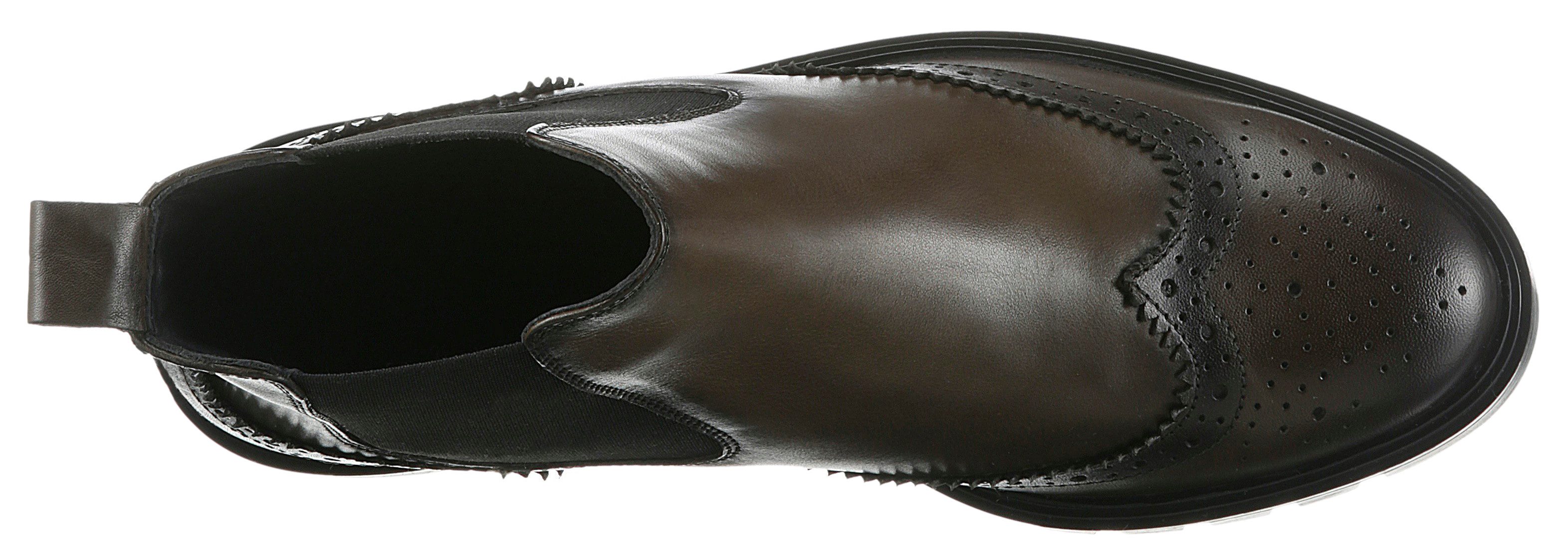 Ara TULSA Chelseaboots, Stiefelette, Schlupfboots mit Lyralochung, G-Weite (weit)