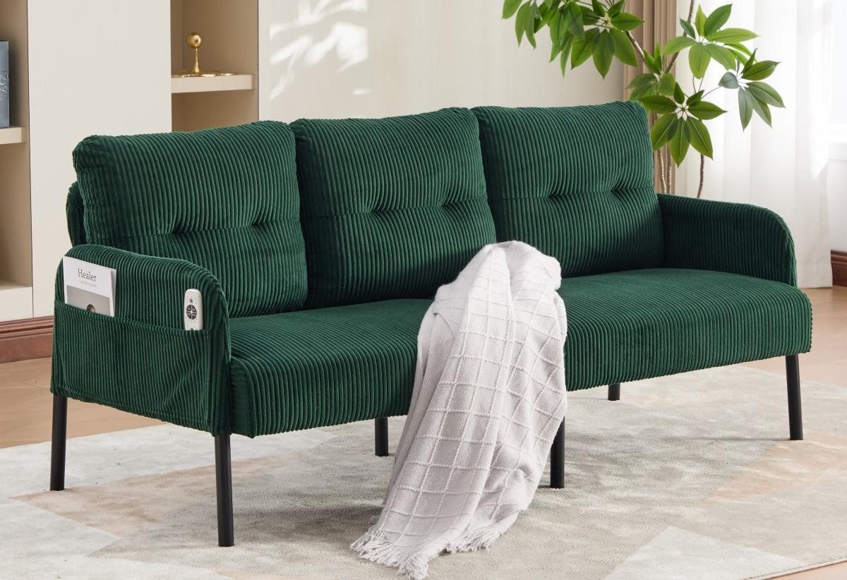 LVHOM Sofa Polstergarnitur, Sicher, komfortabel & multifunktional für Familien, Dreisitzer, modular kombinierbar für maximale Flexibilität. Perfekt für Wohnzimmer, Büros oder kleine Apartments – schafft sichere Sitzgelegenheiten mit kinderfreundlichem Design und Platzoptimierung 1 Teile, Kindersicher mit runden Ecken