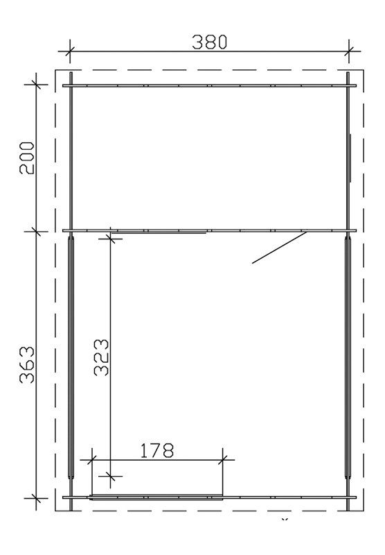 Skanholz Gartenhaus Alicante 2, BxT: 420x603 cm, (Set)