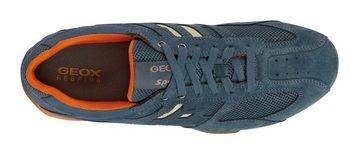 Geox UOMO SNAKE A Sneaker mit stylischem Muster, Freizeitschuh, Halbschuh, Schnürschuh