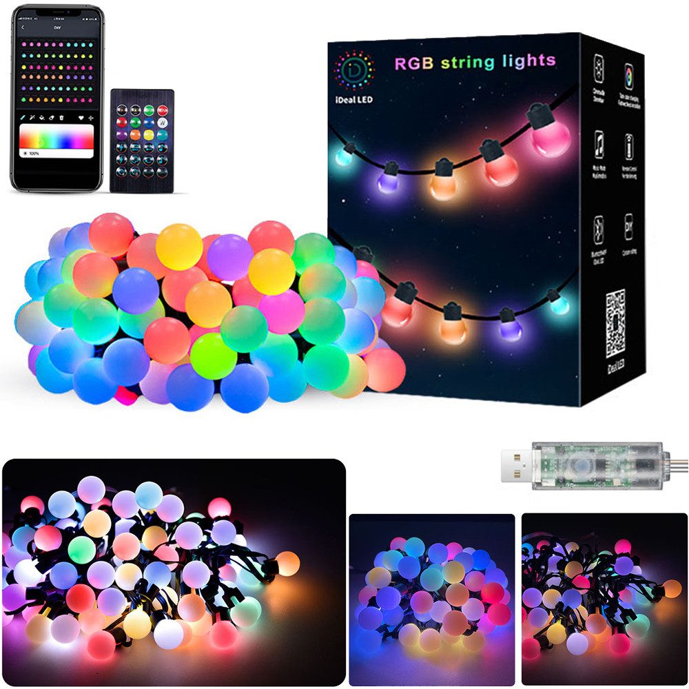 PRIISF LED-Lichterkette LED Weihnachten Beleuchtung Deko günstig online kaufen
