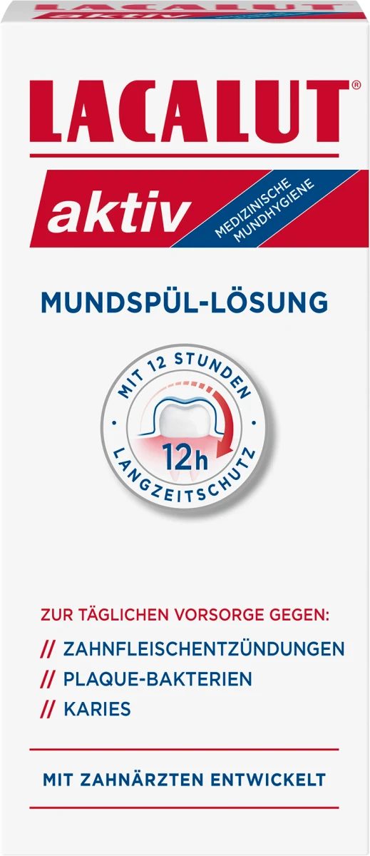 Lacalut Mundwasser Aktiv Mundspüllösung, 300 ml
