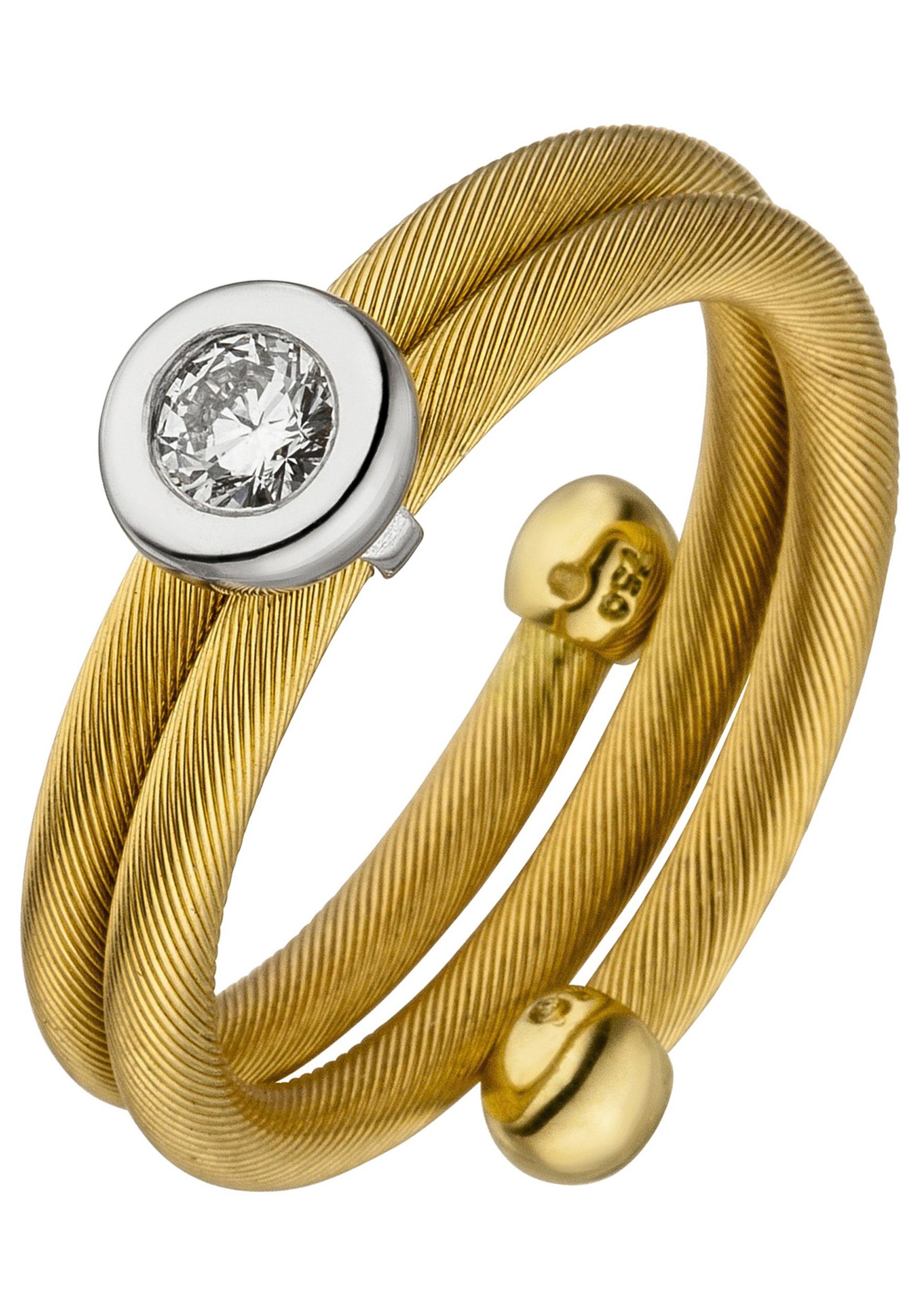 JOBO Diamantring, 750 Gold bicolor mit günstig online kaufen