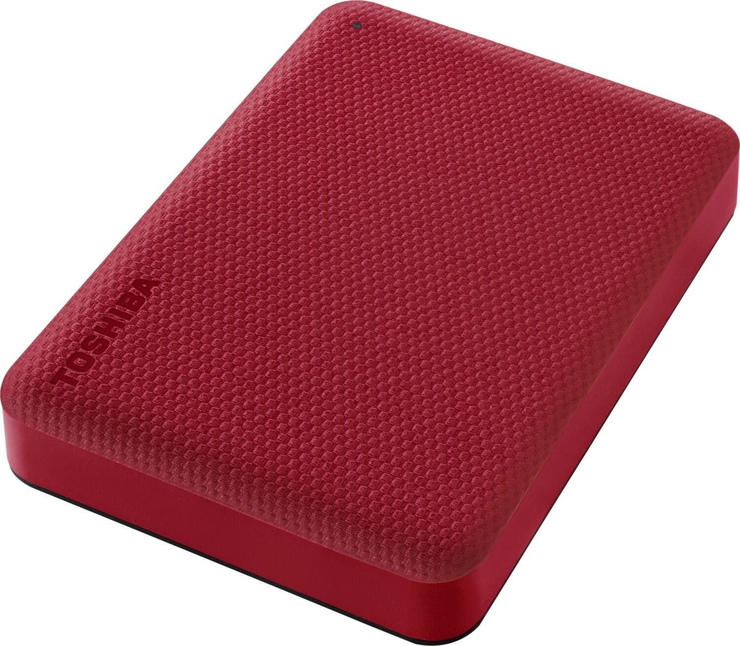 Toshiba Toshiba Canvio Advance rot 2TB, USB 3.0 Micro-B - externe HDD-Festplatte