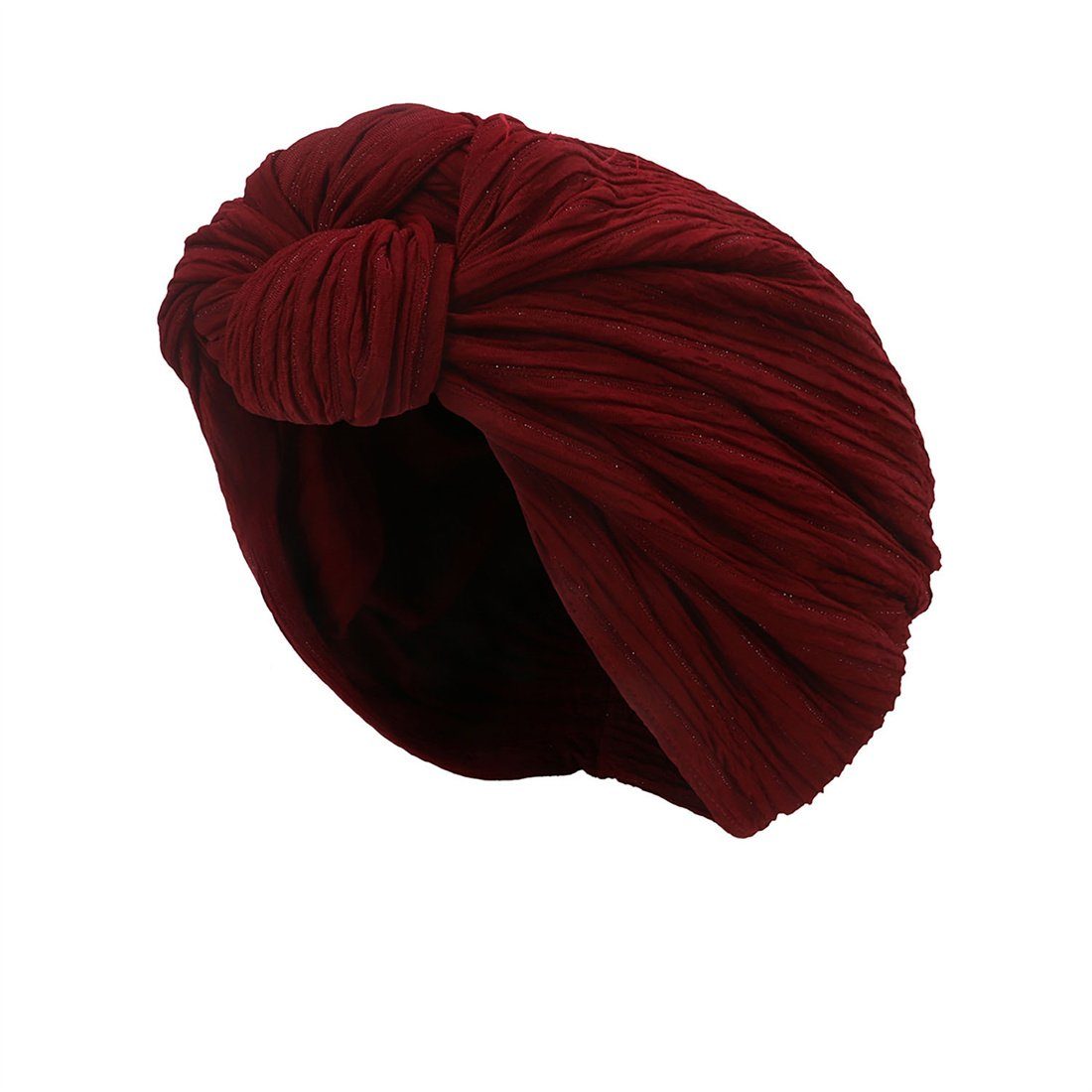 Damen Rot Knoten Wrap Vintage Pullover DÖRÖY Schlapphut Kreuz Stirnband, Wrap Stirnband Hut