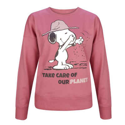 ONOMATO! Sweatshirt »Peanuts Snoopy Damen Sweater Sweatshirt Pullover« Cradle to Cradle