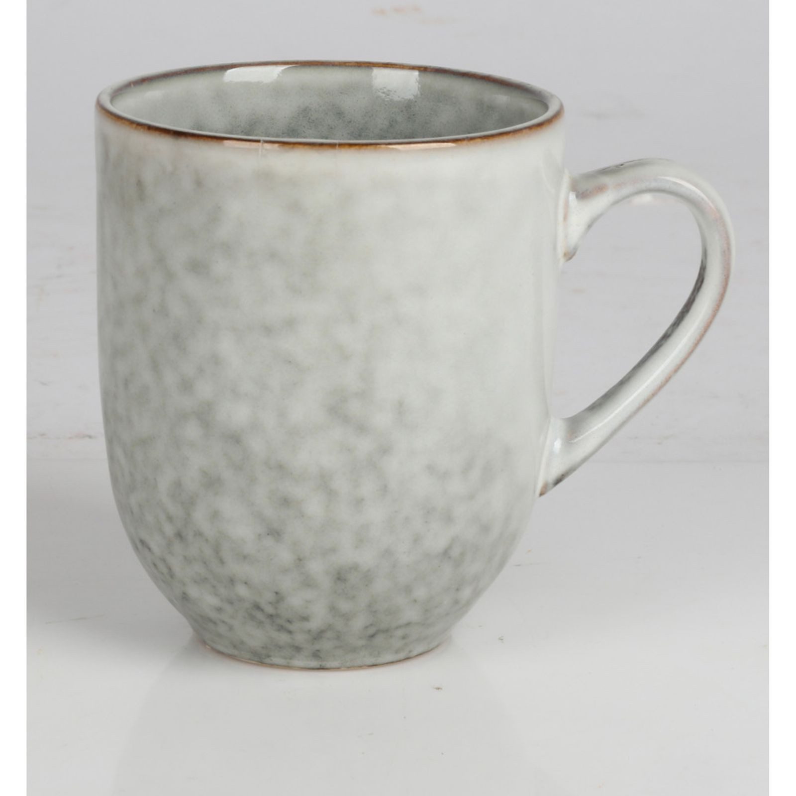 BURI Tasse 6x Keramik Kaffeebecher London 350ml Set, Keramik